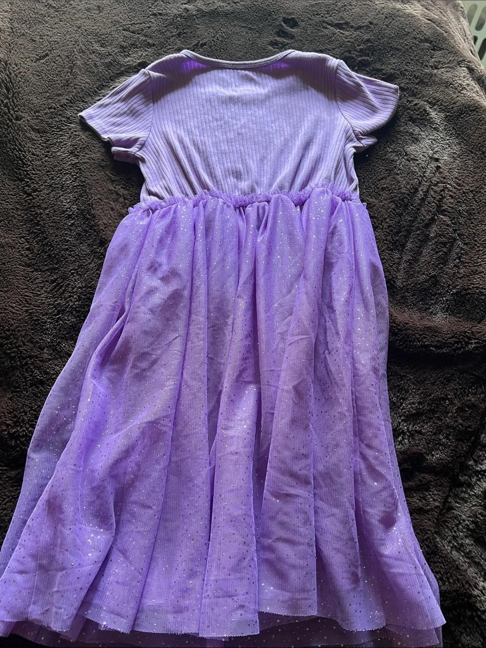 wonder nation Lavender Sparkle Tulle Dress